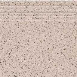 Gres techniczny stopnica MONT BLANC beige-black mat pcs