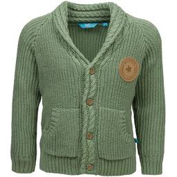 Chłopięcy sweter bawełniany zielony Lief r.80