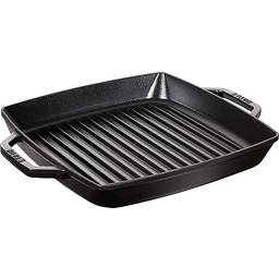 Staub 40511-683-0 Grillpfanne mit zwei Griffen, quadratisch, 28