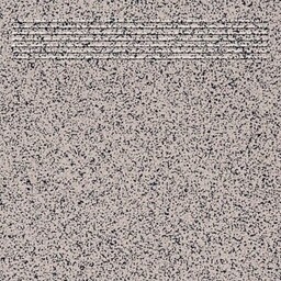 Gres techniczny stopnica MOUNT EVEREST grey-black mat 30x30
