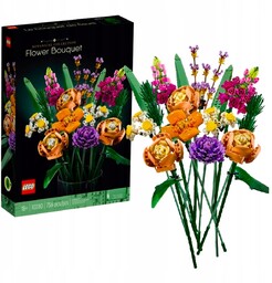 LEGO ICONS - Bukiet kwiatów (10280) KLOCKI PREZENT