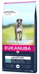 Eukanuba Adult Large Grain Free Łosoś 12kg
