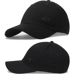 Sportowa czapka z daszkiem 4F CABU367 20S czarny
