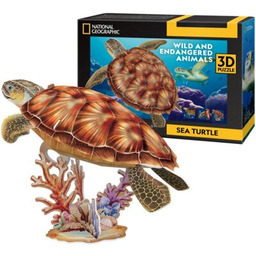 CUBIC FUN Puzzle 3D National Geographic Zagrożone Zwierzęta