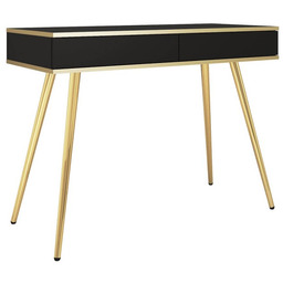 Toaletka kosmetyczna ORO T-102 Czarny Złote nogi