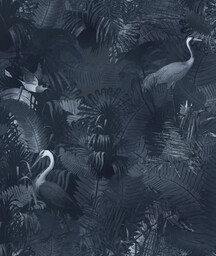 Tapeta Desert Tropics Dark Blue Wallcolors
