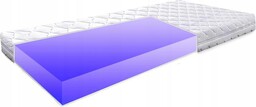 Materac piankowy 110x200 twardy H4 Polski 11cm