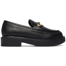 Loafersy LOVE MOSCHINO JA10094G0NIA0000 Czarny