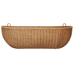 ferm LIVING - Pleciony kosz ścienny, 75 cm