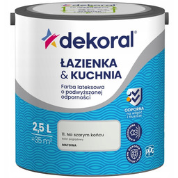 Dekoral Łazienka&kuchnia 2,5l Na Szarym Końcu