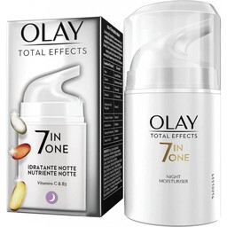 Olay Crema Idratante Notte 7in1 - Przeciwzmarszczkowy krem