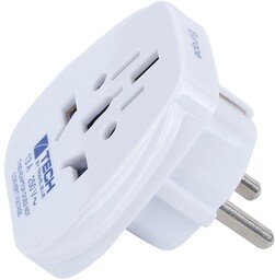 Adapter podróżny z uziemieniem Travel Blue World to