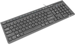 Natec Klawiatura Discus 2 slim Czarna