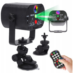 Led Projektor Dyskotekowy Kula Disco Laser Obrotowy Pilot