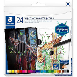 Staedtler 149C C24 ST super miękkie kredki, wielokolorowe