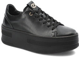 Czarne Sneakersy Carinii Modne Obuwie Damskie
