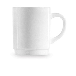 KUBEK RESTAURANT 250 ml ZESTAW 6 szt. BIAŁY