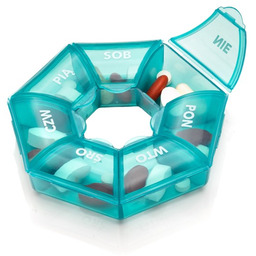 VITAMMY PILLA ROUND 7x1 Tygodniowa kasetka na leki