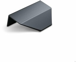 Uchwyt meblowy krawędziowy Modena 60 Metalowy Czarny Mat