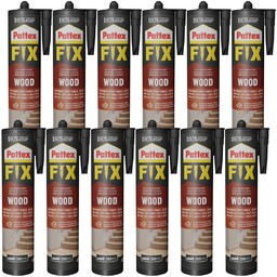 Klej montażowy PATTEX Fix Drewno, 12 szt. -