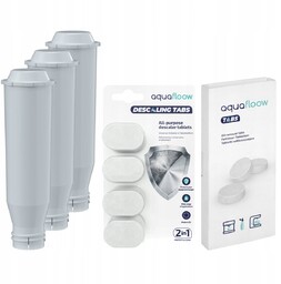 3X filtr AquaFloow do ekspresu Krups Nivona tabletki