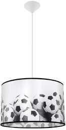Lampa wisząca młodzieżowa Piłka SL.1427 Sollux ball czarna