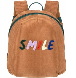 Lassig Plecak Przedszkolny Mini Sztruks Little Gang Smile