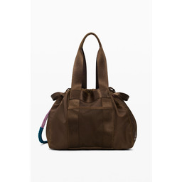 Desigual Duża torba shopper z nylonu