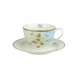 PORCELANOWA FILIŻANKA CAPPUCCINO Laura Ashley HERITAGE Cobblestone ZE