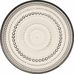 Iittala KASTEHELMI Talerz Szklany 17 cm / Beżowy