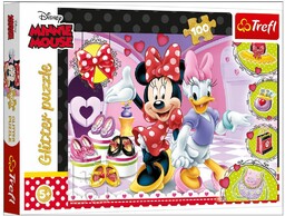 Puzzle 100 elementów- Minnie i błyskotki Disney wiek
