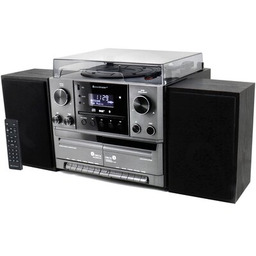 SOUNDMASTER Wieża MCD5600BR Srebrna, Bluetooth, Odtw.CD/-R/-RW, Odtwarzacz kaset