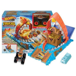 Hot Wheels Monster Truck Zestaw Torów Wyzwanie Rekina