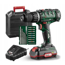 Wiertarko-Wkrętarka Parkside Pabs 20-Li G8 Aku Ładowarka bity
