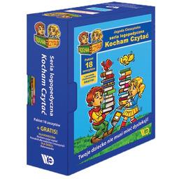 Kocham Czytać Pakiet 18 zeszytów (1-18) + Poradnik