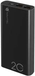 Navitel PWR20 AL Black 20000mAh 22,5W Czarny Powerbank