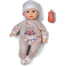 BABY born Anna z beżowymi śpioszkami, miękka lalka