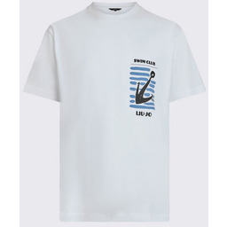 T-shirt męski liu jo con stampa altro