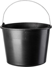 Wiadro budowlane Bado 12L, czarne