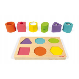 Janod Klocki Sensoryczne Układanka Dźwiękowa "kształty I Dźwięki"