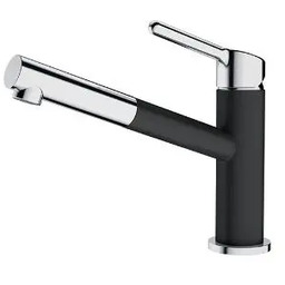 Franke Orbit Pull-Out Chrom/Onyx Mosiądz Bateria kuchenna