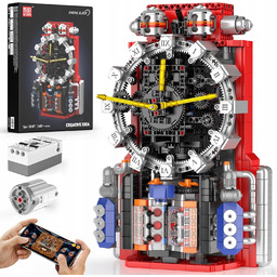 Klocki Mould King 10187 Zegar Cyberpunk Mechaniczny Silnik