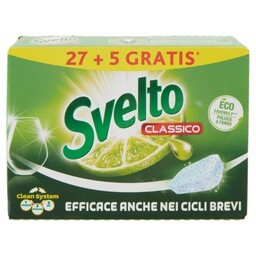 Svelto Classico - tabletki do zmywarki (32 szt.)