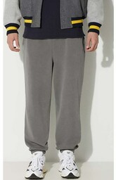 Lacoste spodnie dresowe bawełniane kolor szary gładkie XH3451