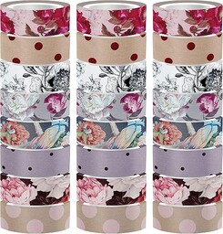 Interdruk Taśma, papier washi, trendy 2, 15 mm