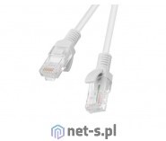 Patchcord kat.6 UTP 1,5m szary Fluke Passed Lanberg