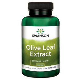 SWANSON Olive leaf Extract 500mg - 120 kapsułek