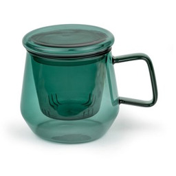 Bredemeijer Kubek szklany z zaparzaczem Livorno 350ml -