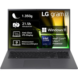 LG gram 17 17Z90S-G.AD7CG notebook IPS 17 cali,