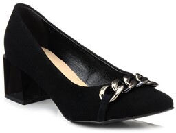 Czółenka damskie na obcasie BIOECO 6133 skóra-40